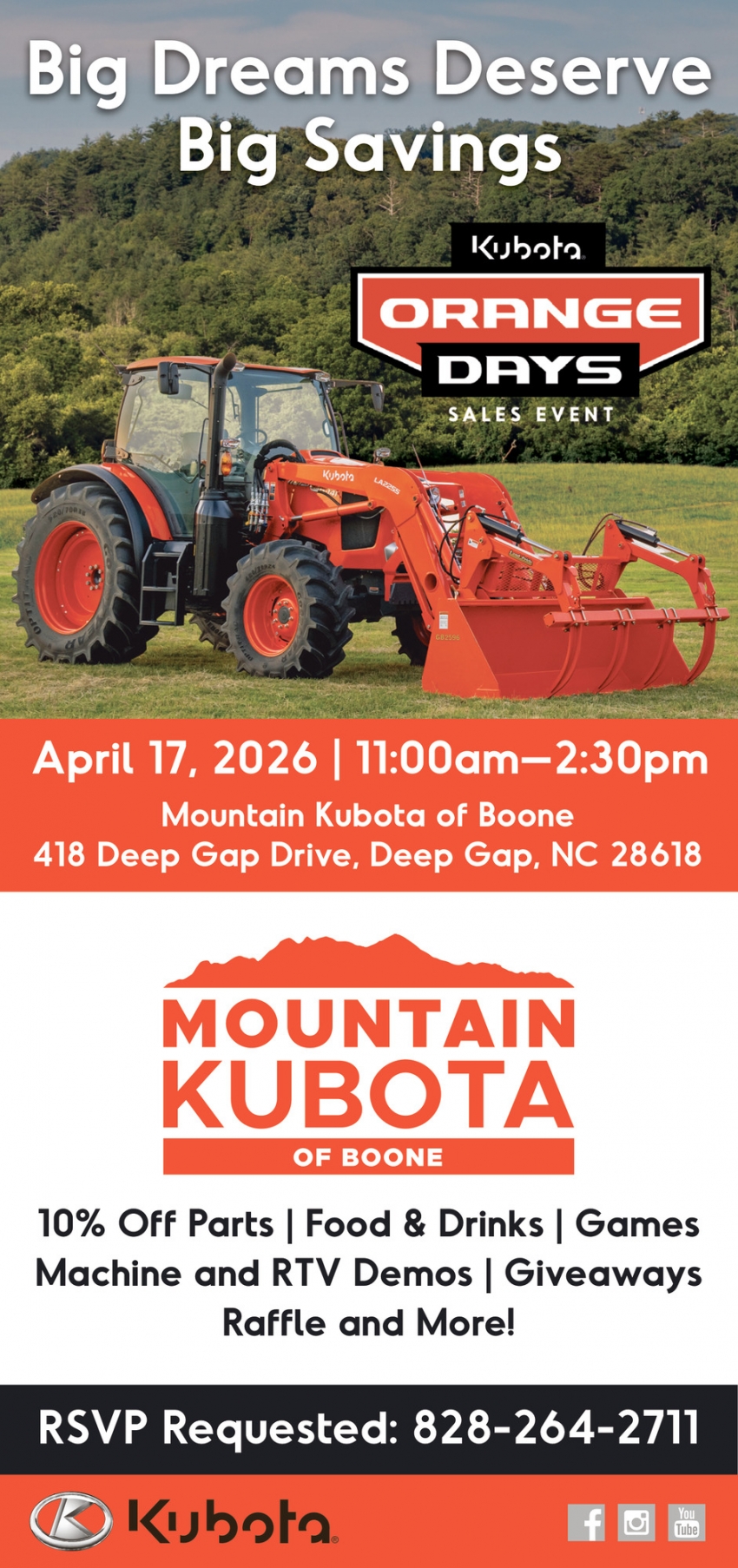Mountain Kubota of Boone