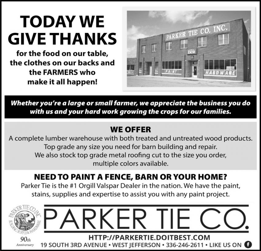 Parker Tie Co, Inc