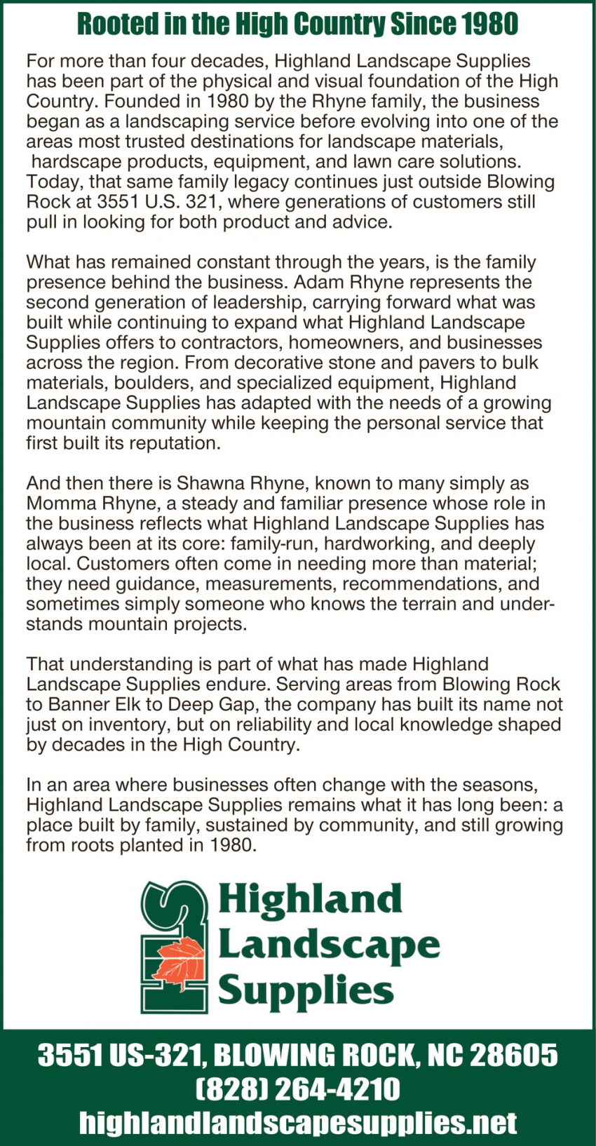 Highland Landscape Supplies