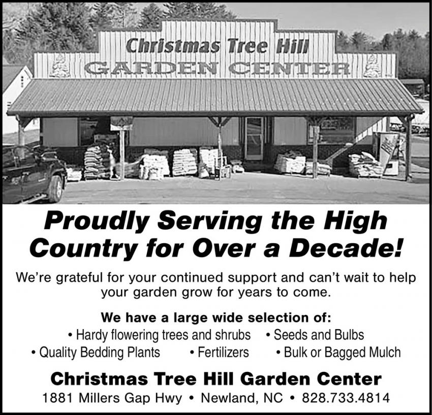 Christmas Tree Hill Garden Center
