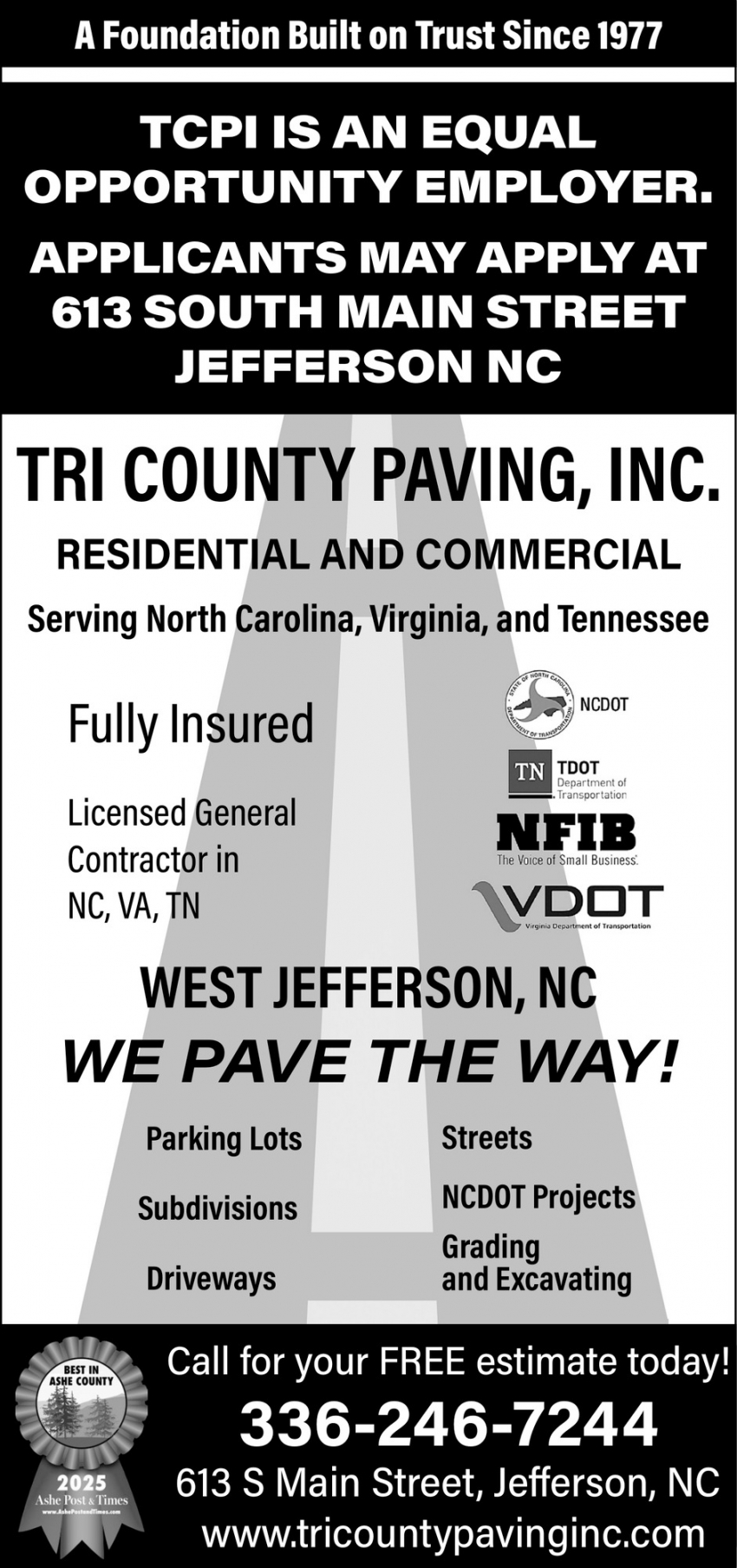 Tri County Paving, Inc