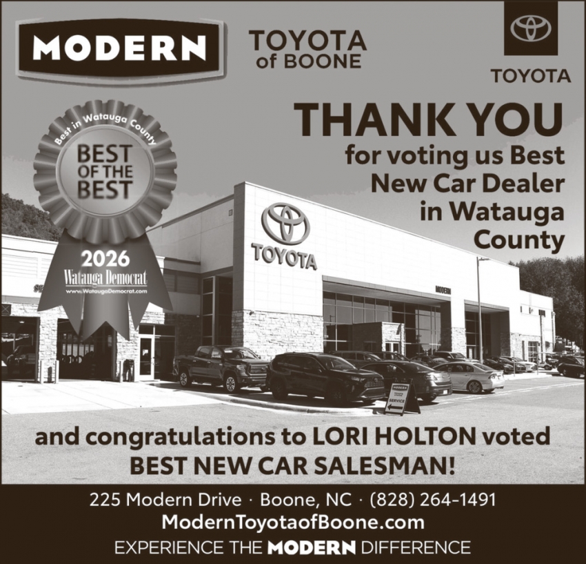 Modern Toyota of Boone - Modern Subaru of Boone - Modern Ford of Boone