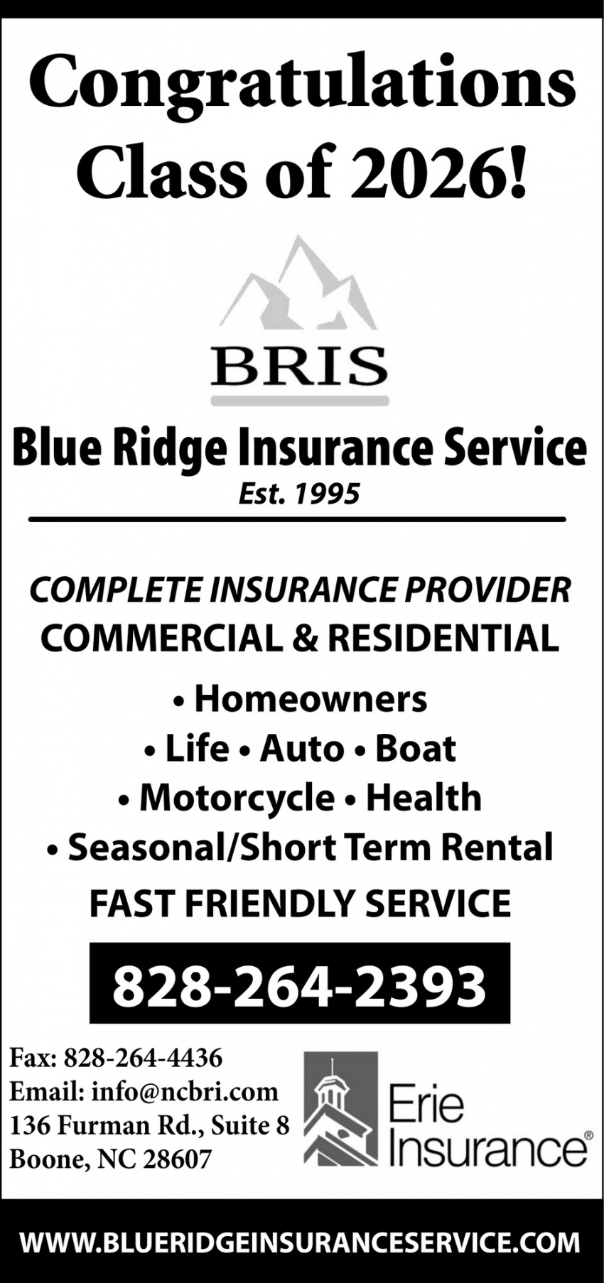 Blue Ridge Insurance Services, Inc