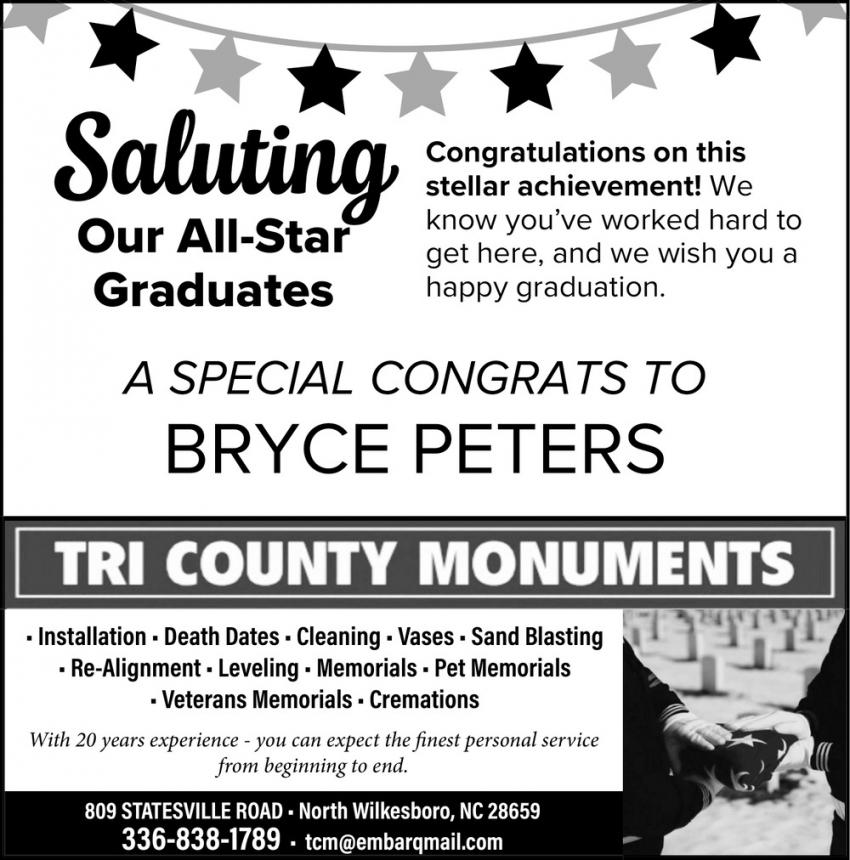 Tri County Monuments