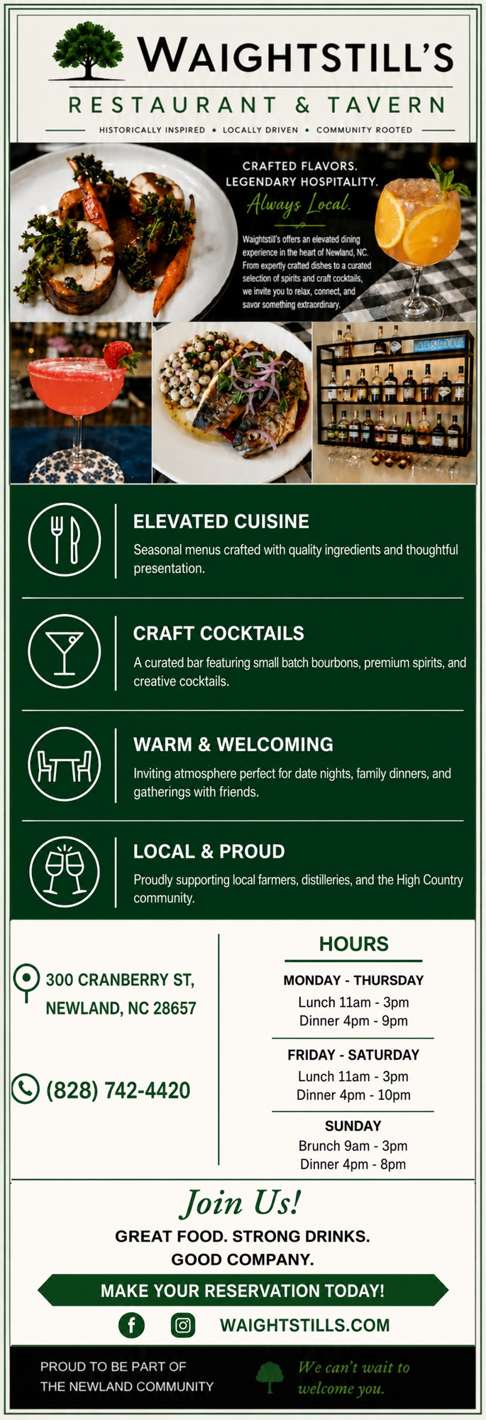 Waightstill's Restaurant & Tavern