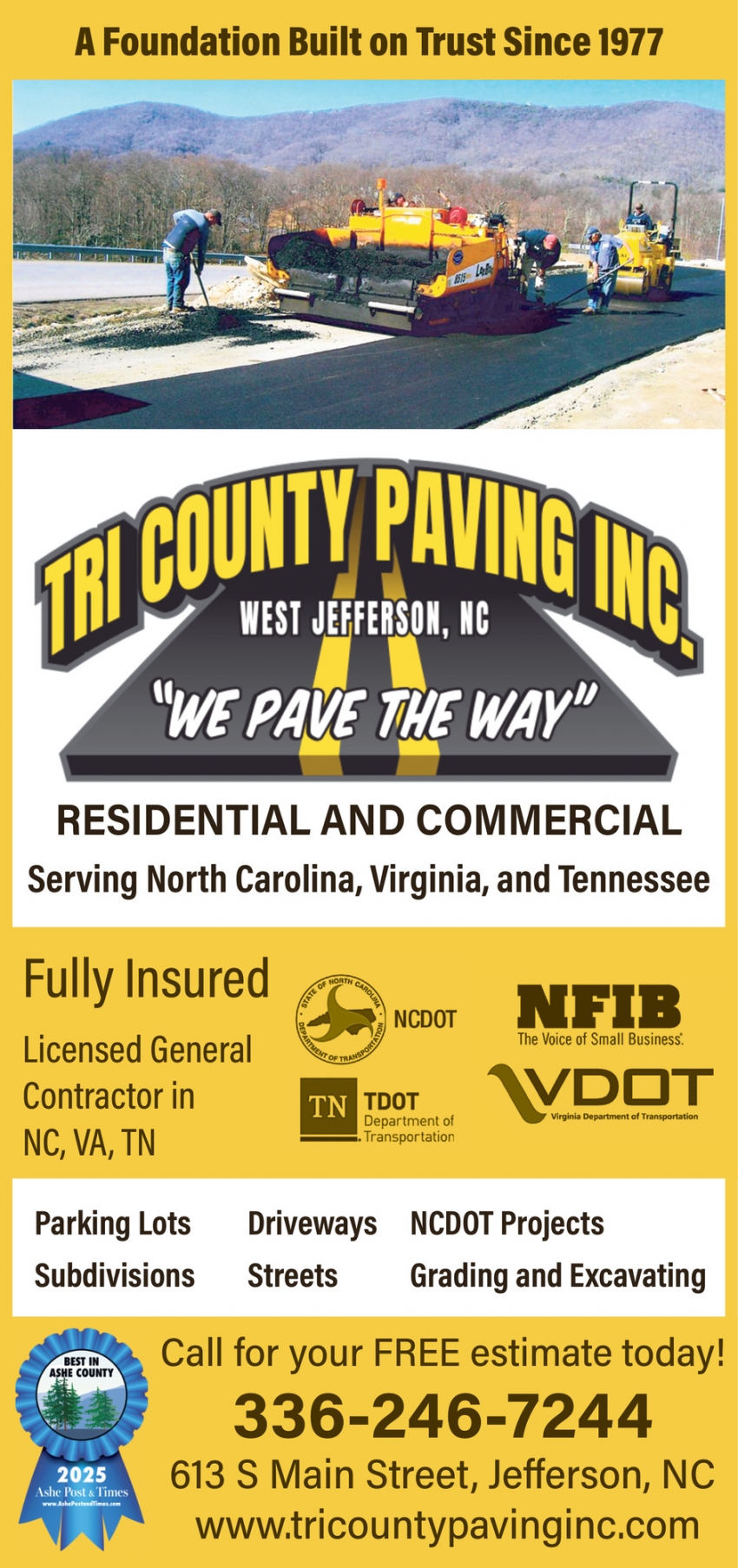 Tri County Paving, Inc