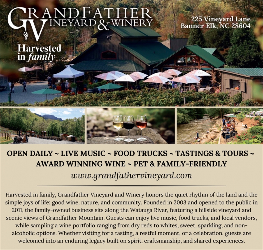 GrandFather Vineyard Winery