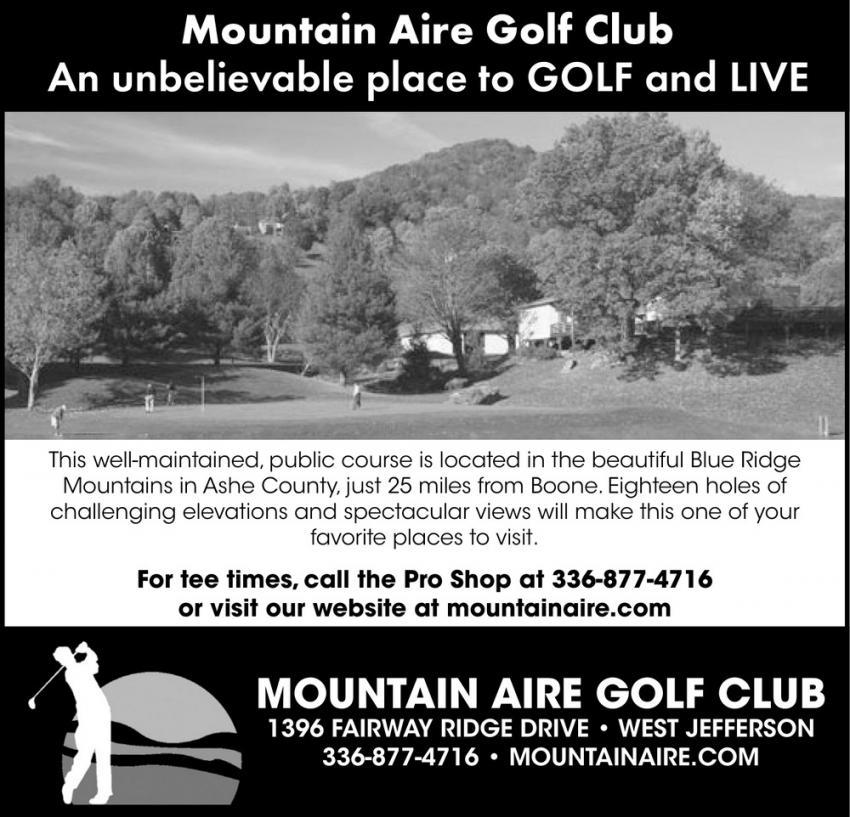 Mountain Aire Golf Club & Community