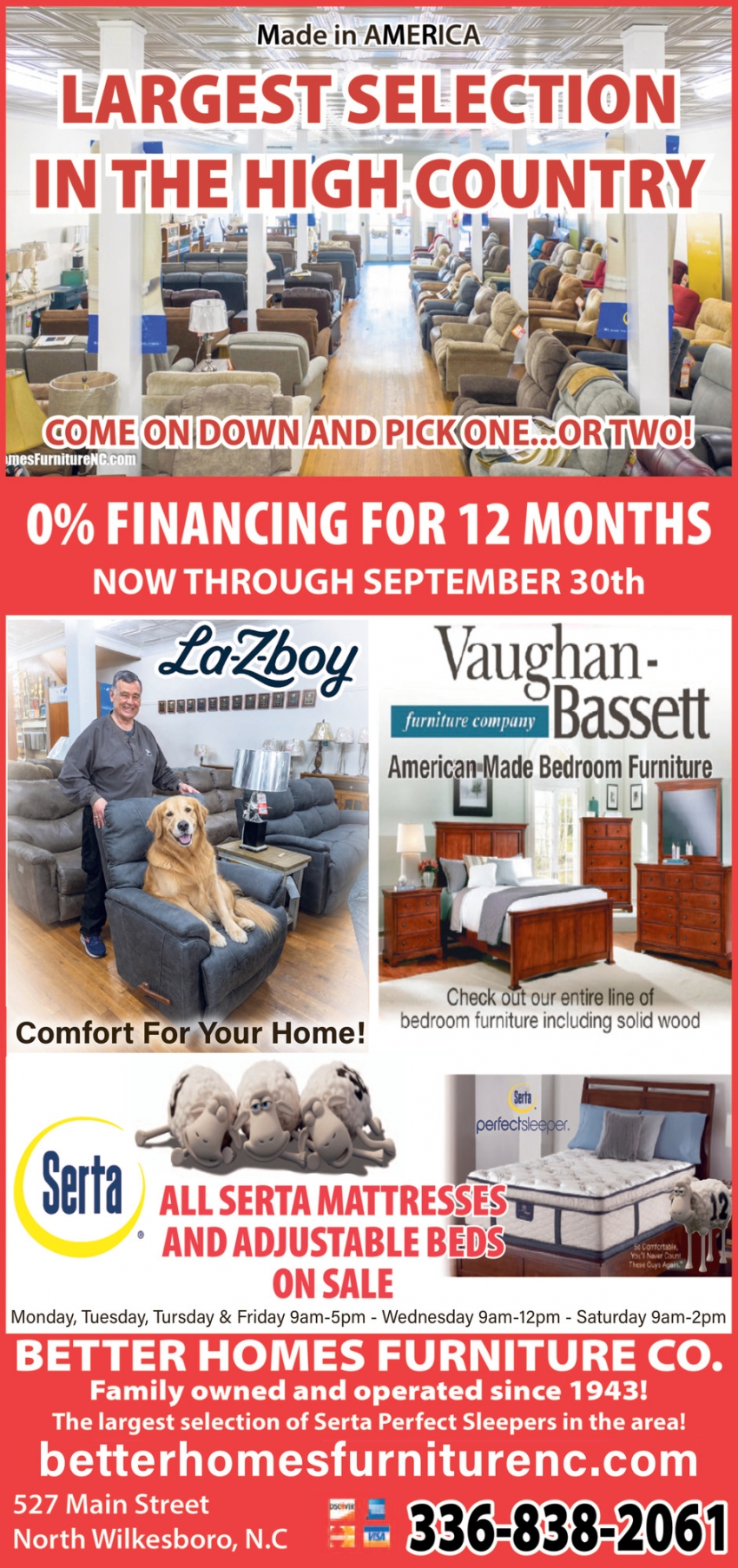 Better Homes Furniture Co