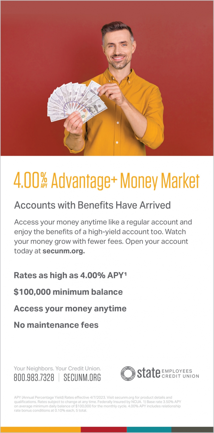 4.00% Advantage+ Money Market