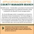 County Manager Search