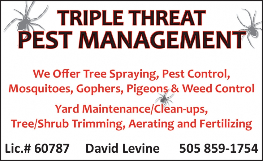 Triple Threat Pest Management