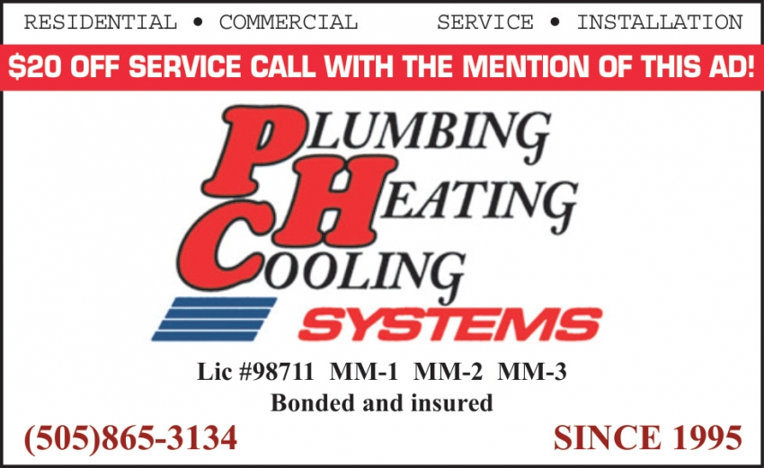 Plumbing Heating Cooling Systems