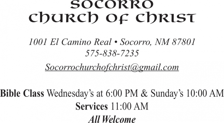 Socorro Church Of Christ