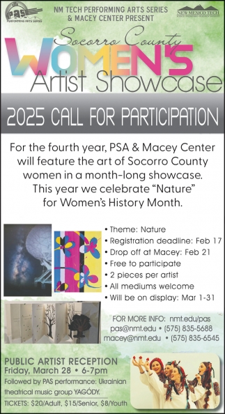 Socorro County Women's Artist Showcase