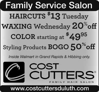 cost cutters family hair salon