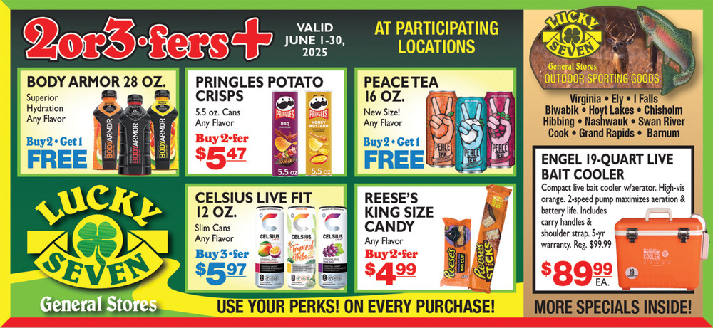 We Have You Covered!, Lucky Seven General Stores, Grand Rapids, MN