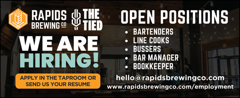Open Positions, Rapids Brewing Co, Grand Rapids, MN
