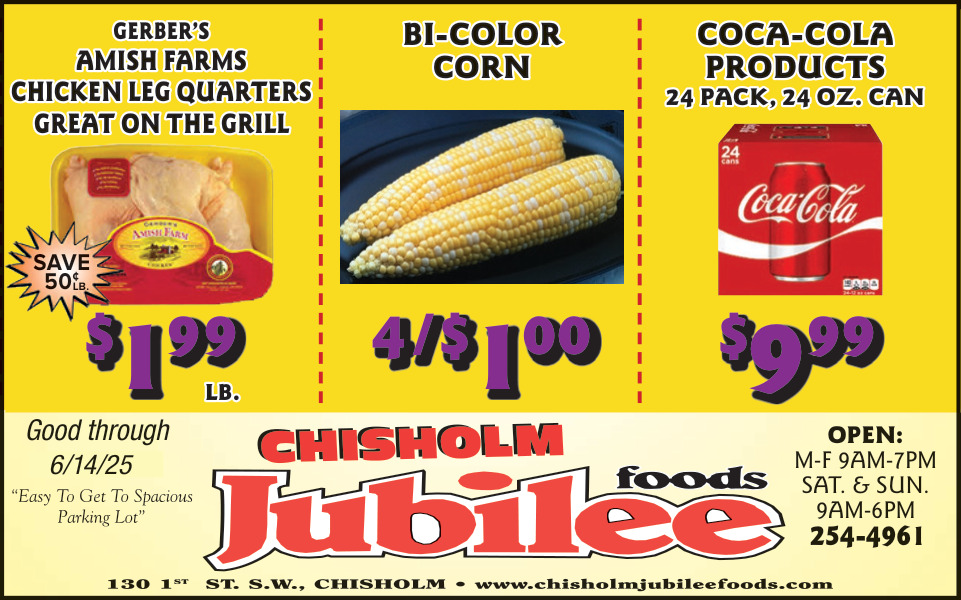 Coca-Cola Products $9,99, Chisholm Jubilee Foods, Chisholm, MN