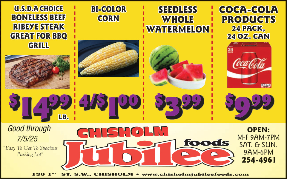 Coca-Cola Products $9,99, Chisholm Jubilee Foods, Chisholm, MN