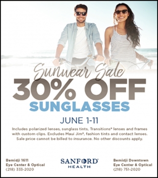 Sunwear Sale 30% OFF Sunglasses