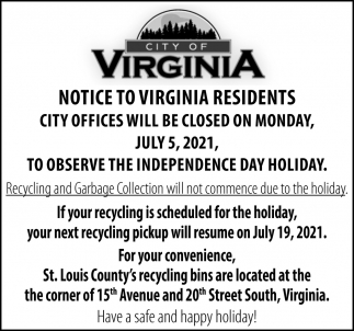 Notice To Virginia Residents