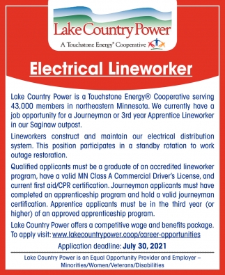 Electrical Lineworker