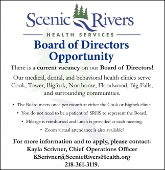 Board Of Directors Opportunity