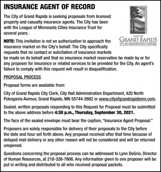 Insurance Agent Of Record