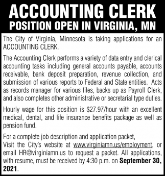 Accounting Clerk