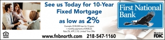 See Us Today For 10-Year Fixed Mortgage