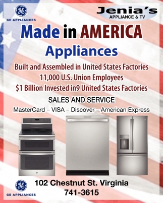 Made In America Appliances