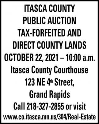 Itasca County Public Auction