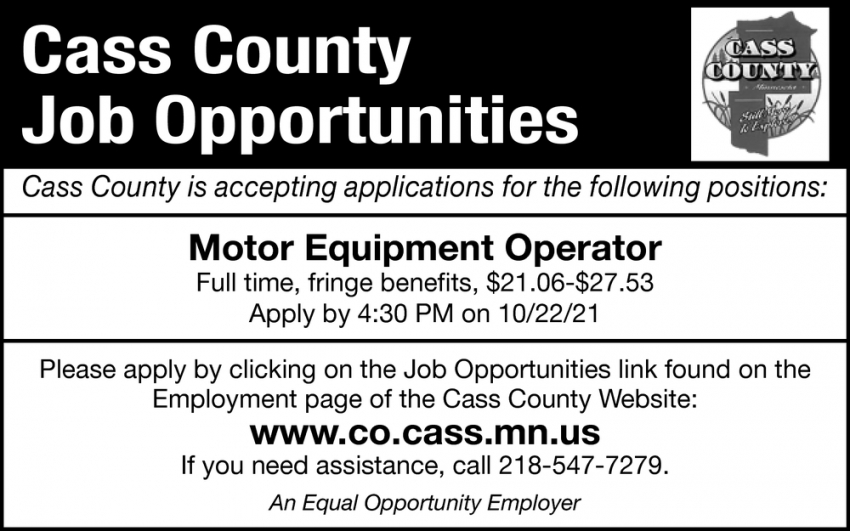 Cass County Job Opportunities