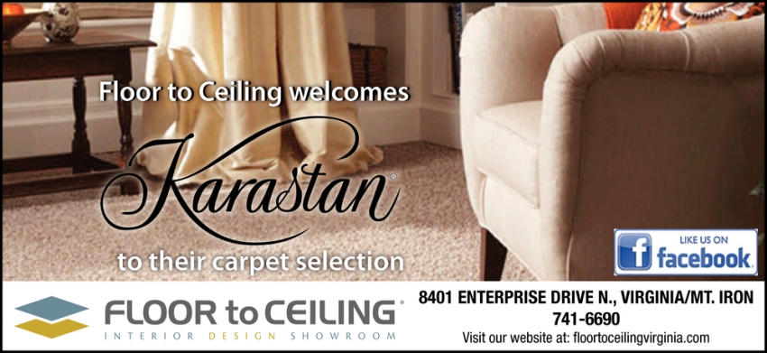 Floors To Ceiling Welcomes Karastan To Their Carpet Selection