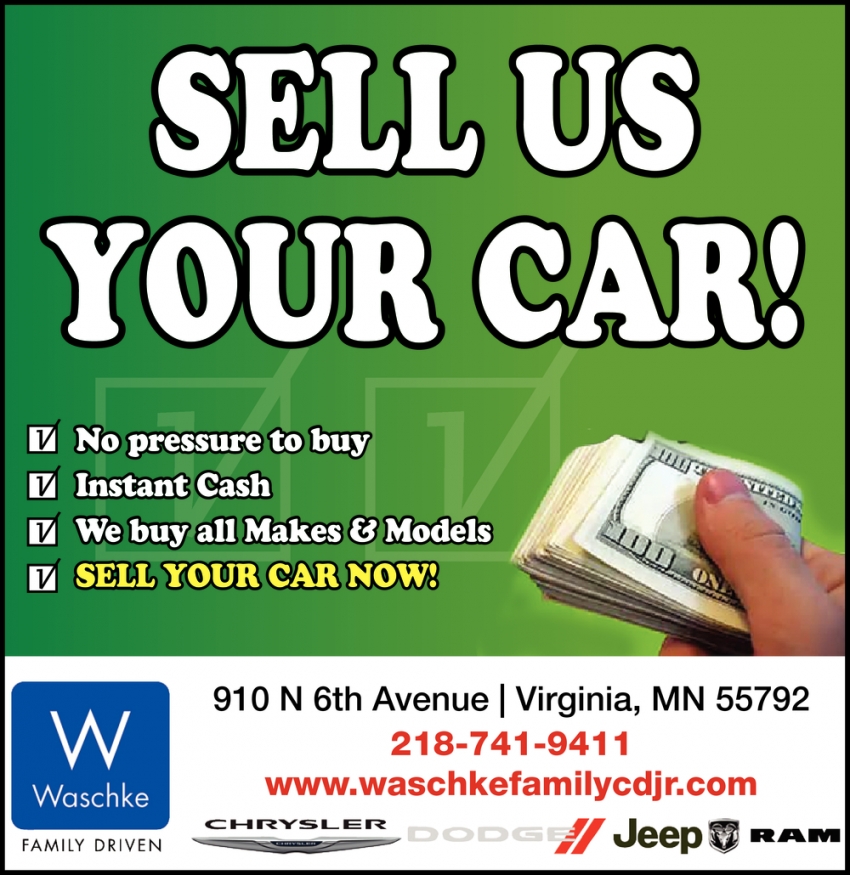 Sell Us Your Car! 