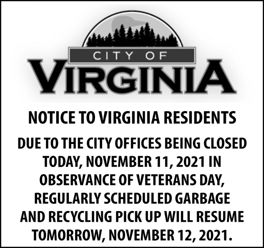 Notice to Virginia Residents