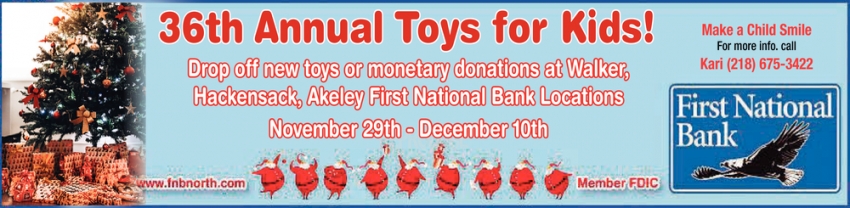 36th Annual Toys For Kids!