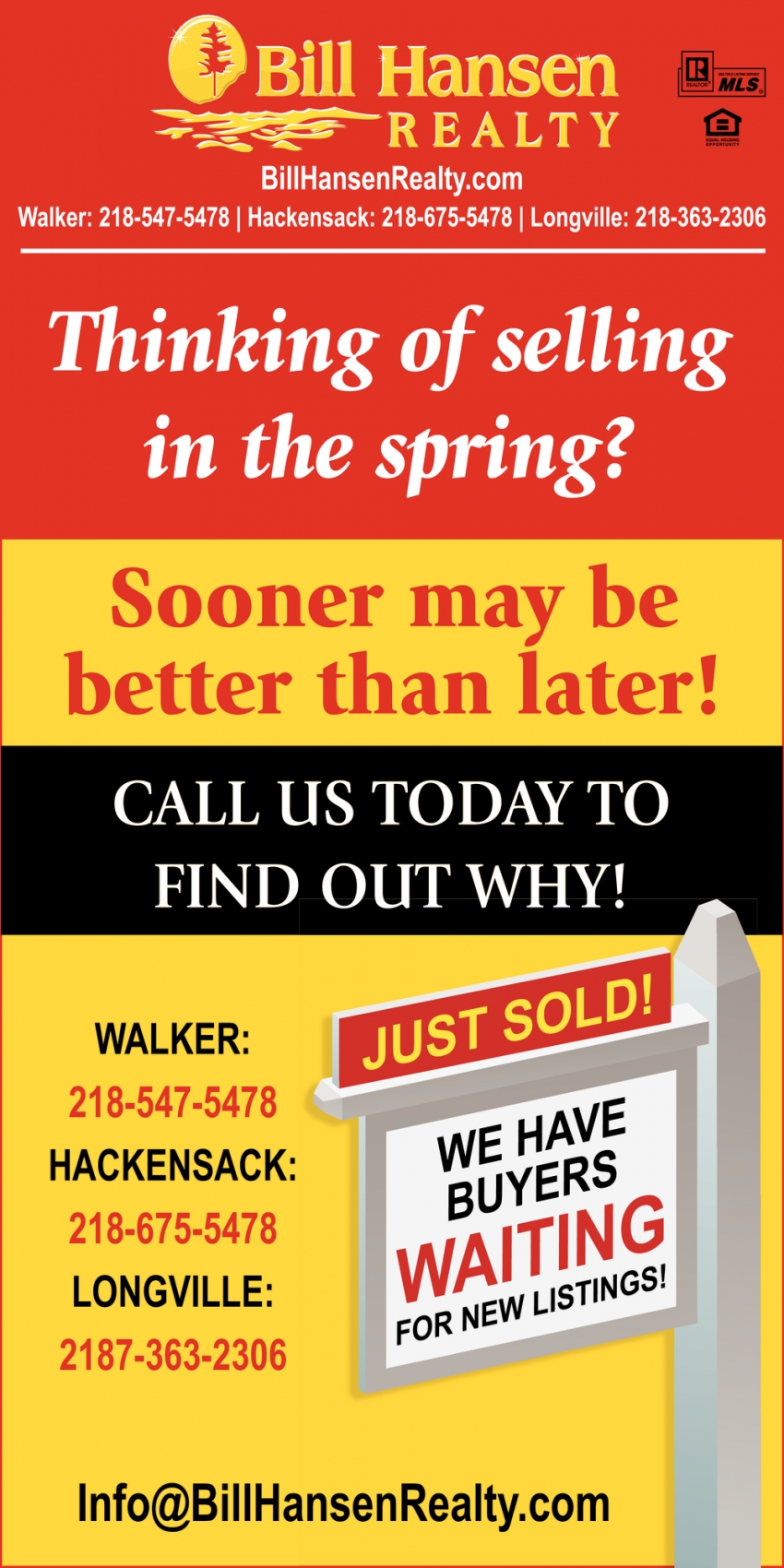Thinking Of Selling In The Spring?