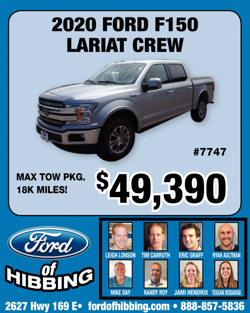 2020 Ford F150 Lariat Crew