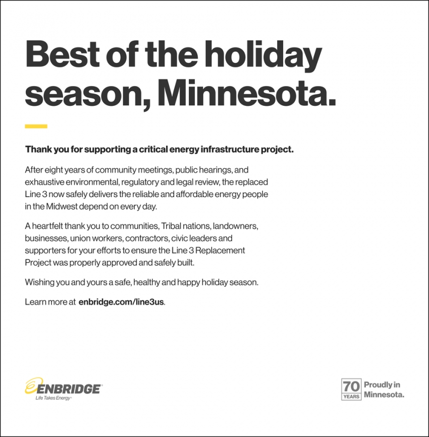 Best Of The Holiday Season, Minnesota.