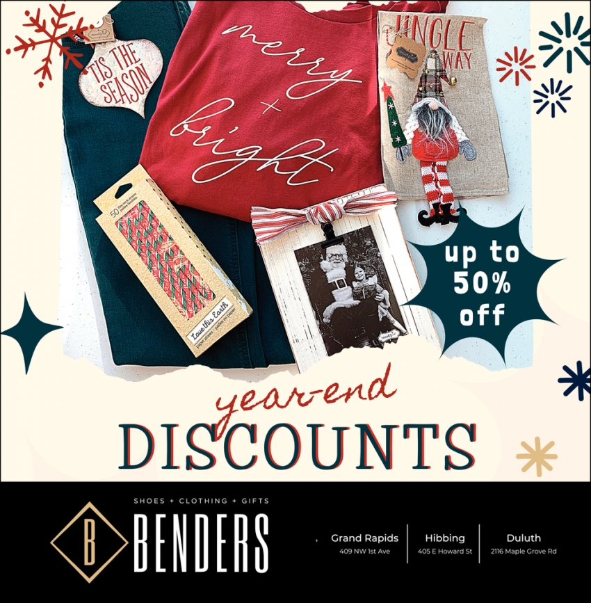 Year End Discounts