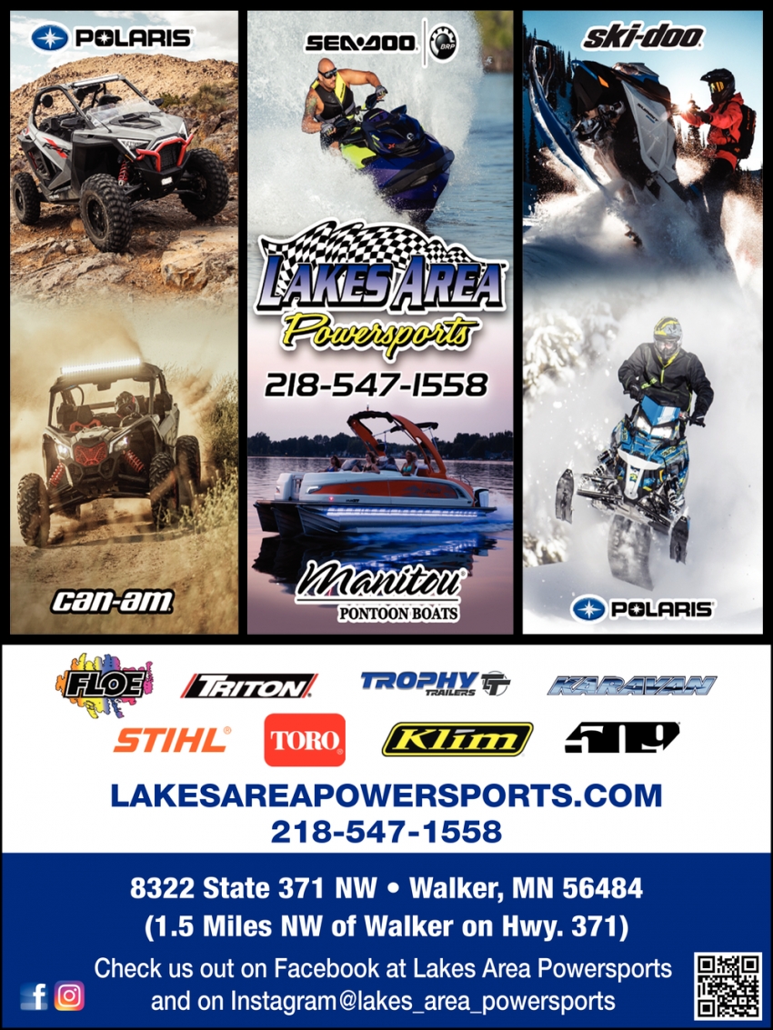 Check Us Out On Facebook At Lakes Area Powersports