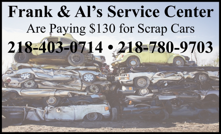 Are Paying $130 For Scrap Cars