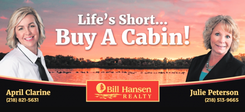 Life's Short... Buy A Cabin!