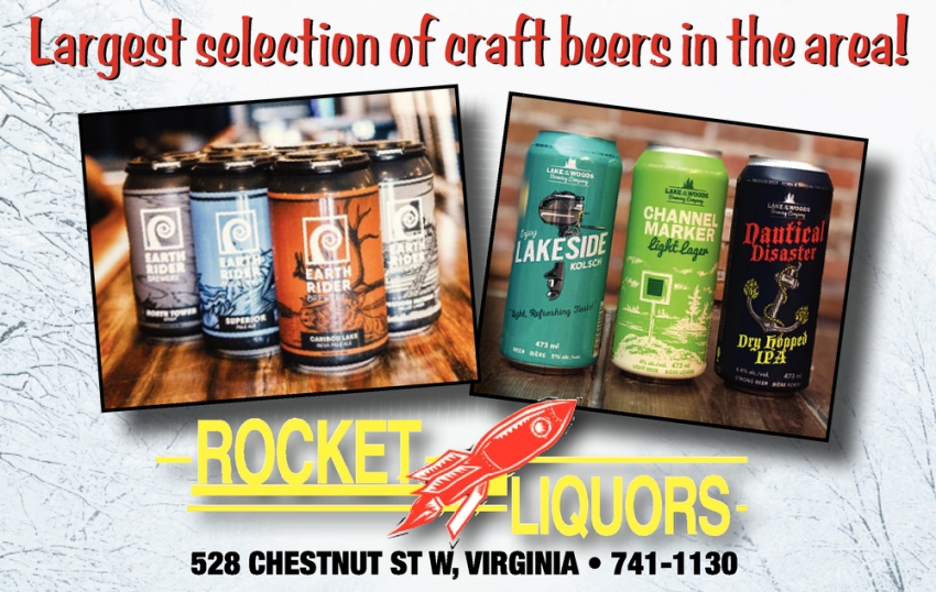 Largest Selection Of Craft Beers In The Area!
