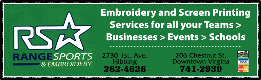 Embroidery And Screen Printing Services