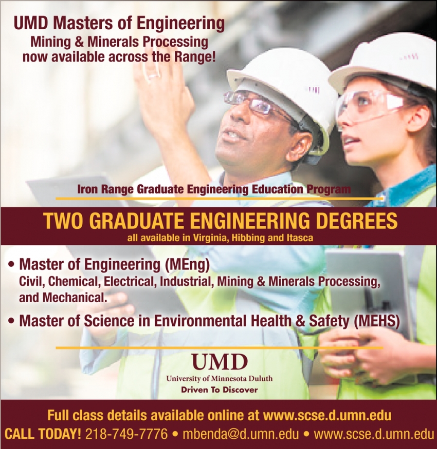 Two Graduate Engineering Degrees