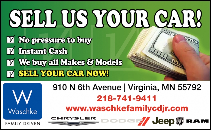 Sell Us Your Car! 
