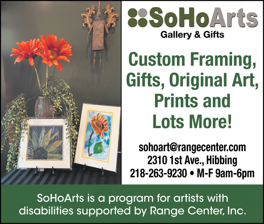 Custom Framing, Gifts, Original Art, Prints And Lots More!